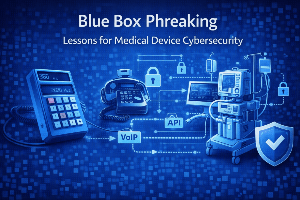 blue box freaking and medical device cybersecurity