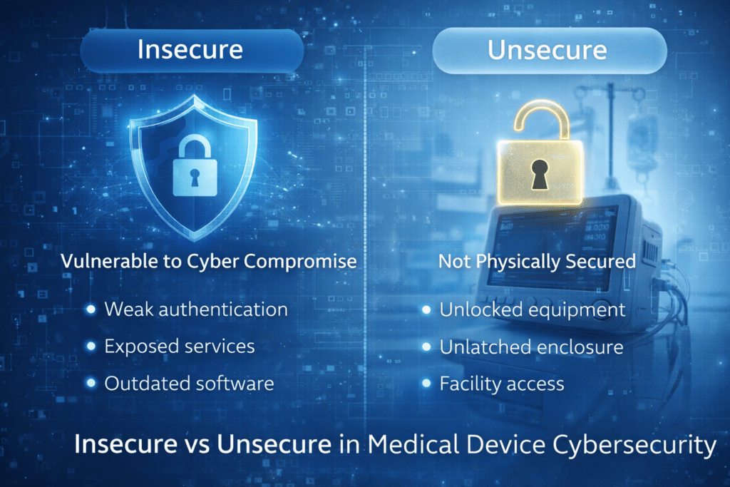 insecure vs unsecure